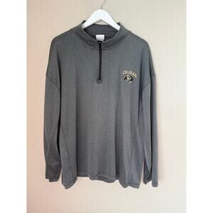 University of Colorado 1/4 Pullover Size 2XL Men’s Gray Buffalos Buffs Football